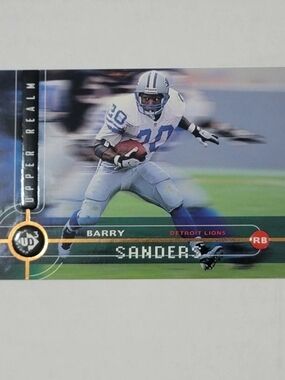 Barry Sanders Detroit Lions Football Card